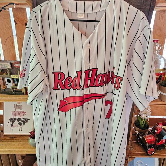 MLB MILB AAA Fargo Moorhead RedHawks home jersey Screenprint Size XL - Picture 3 of 6